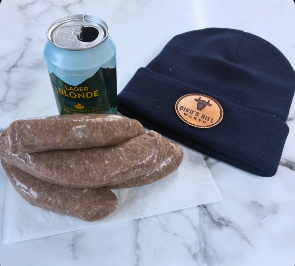 Wagyu Beer Bratwurst (Winter Sausage)