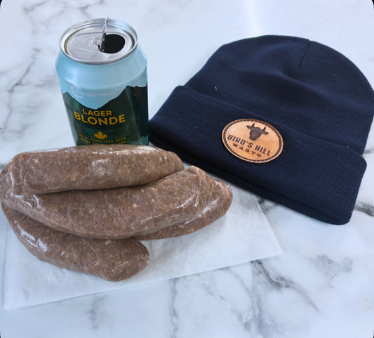 Wagyu Beer Bratwurst (Winter Sausage)